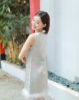 明珠羽梦 Ethereal Pearl Feather Dress